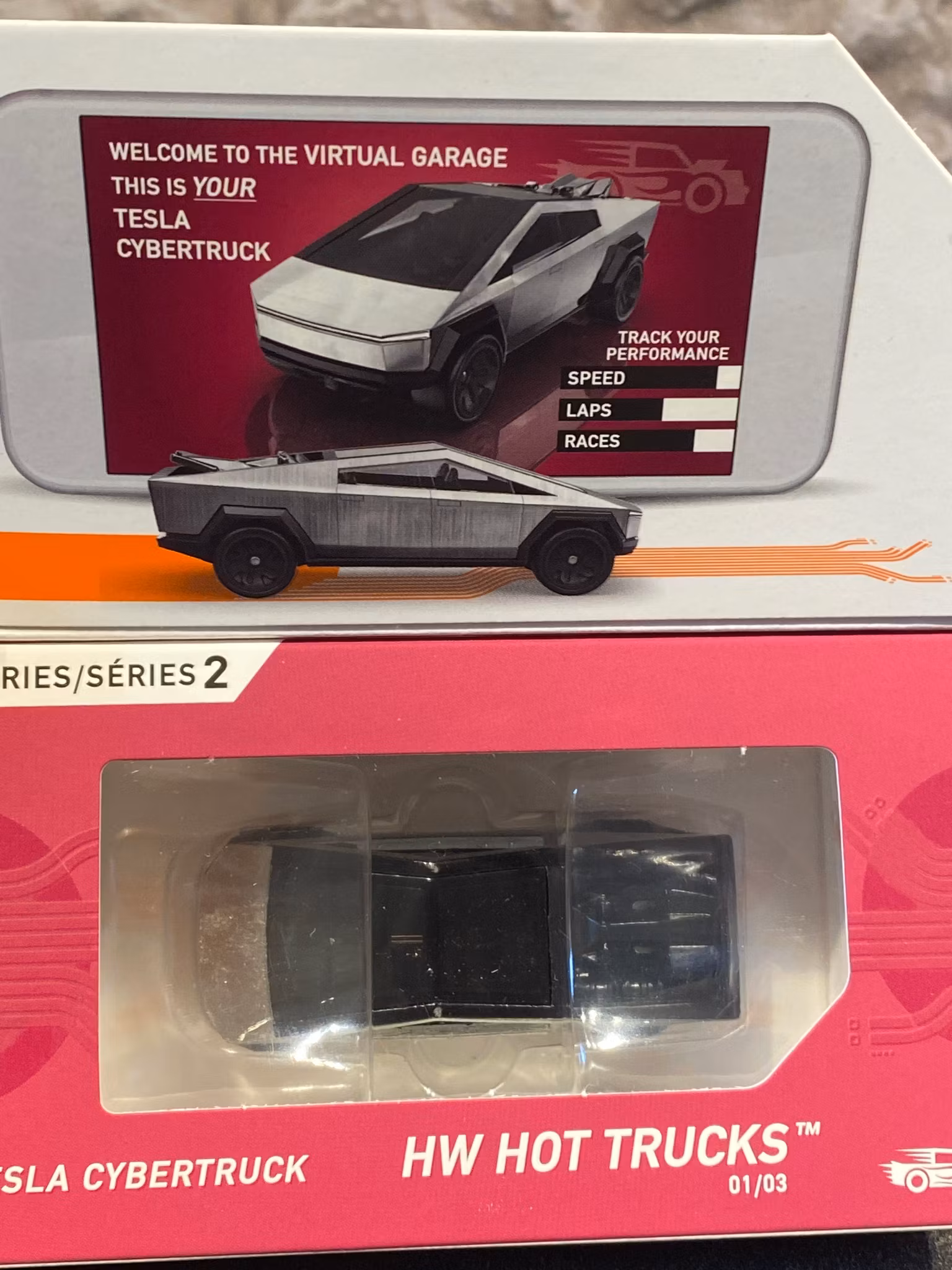 Skala 1/64 Hot Wheels ID, Tesla Cybertruck