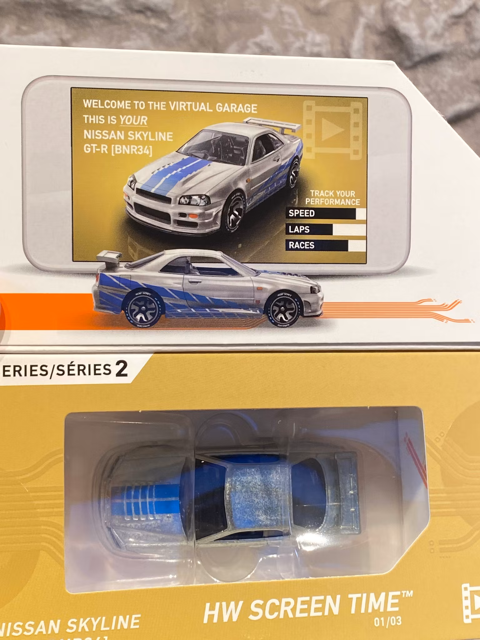 Skala 1/64 Hot Wheels ID: Nissan Skyline GT-R (BNR34)