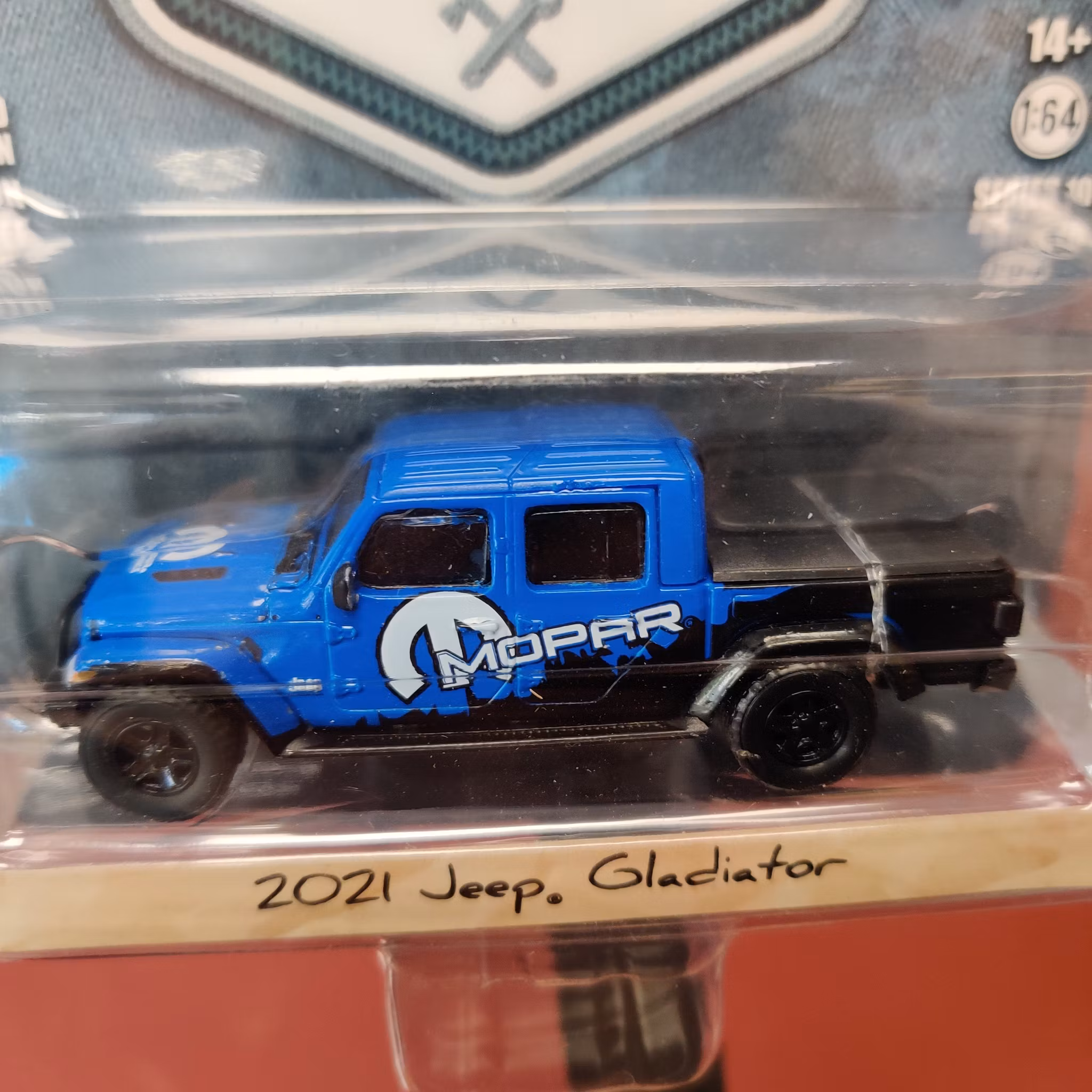 Skala 1/64 Jeep Gladiator 21' Ser 10 "Blue Collar Collection" från Greenlight