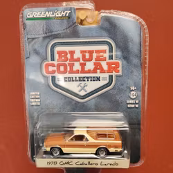 Skala 1/64 GMC Caballero Laredo 78' Ser 10 "Blue Collar Collection" från Greenlight