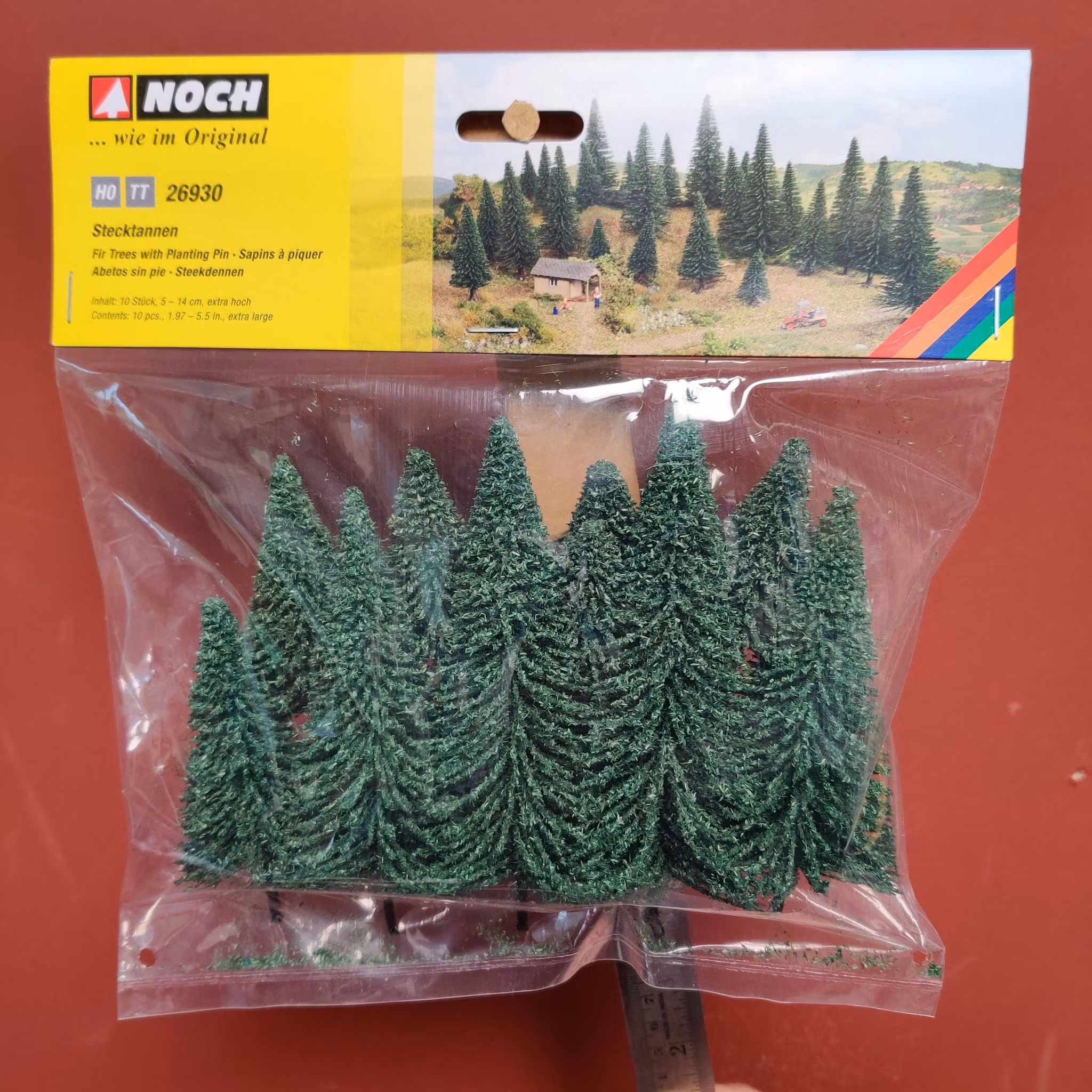 NOCH 26930 H0 TT Granar i lite olika längder 10 stycken