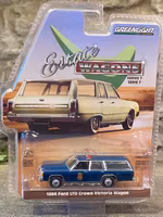 Skala 1/64 Ford LTD Crown Victoria Wagon 84' Police, Estate Wagons från Greenlight