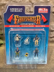 Skala 1/64 Figurer - Brandmän + stövlar - American Diorama MiJo