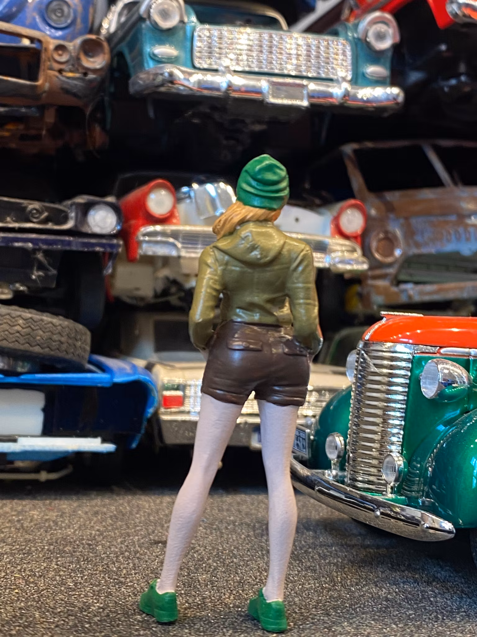 Skala 1/24 Kate gillar bilarna - American Diorama