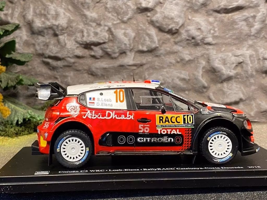Skala 1/24 2018 Citroen C3 WRC #10 Loeb/Elena Rally Catalunya