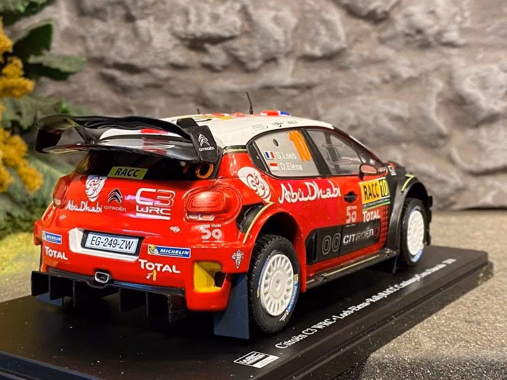 Skala 1/24 2018 Citroen C3 WRC #10 Loeb/Elena Rally Catalunya