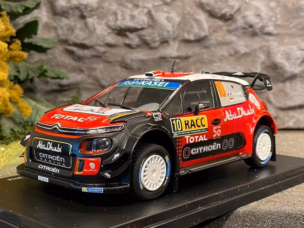 Skala 1/24 2018 Citroen C3 WRC #10 Loeb/Elena Rally Catalunya