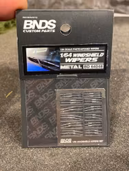 Skala 1/64 BNDS Custom Parts: Windshield Wipers / Vindrutetorkare i metall
