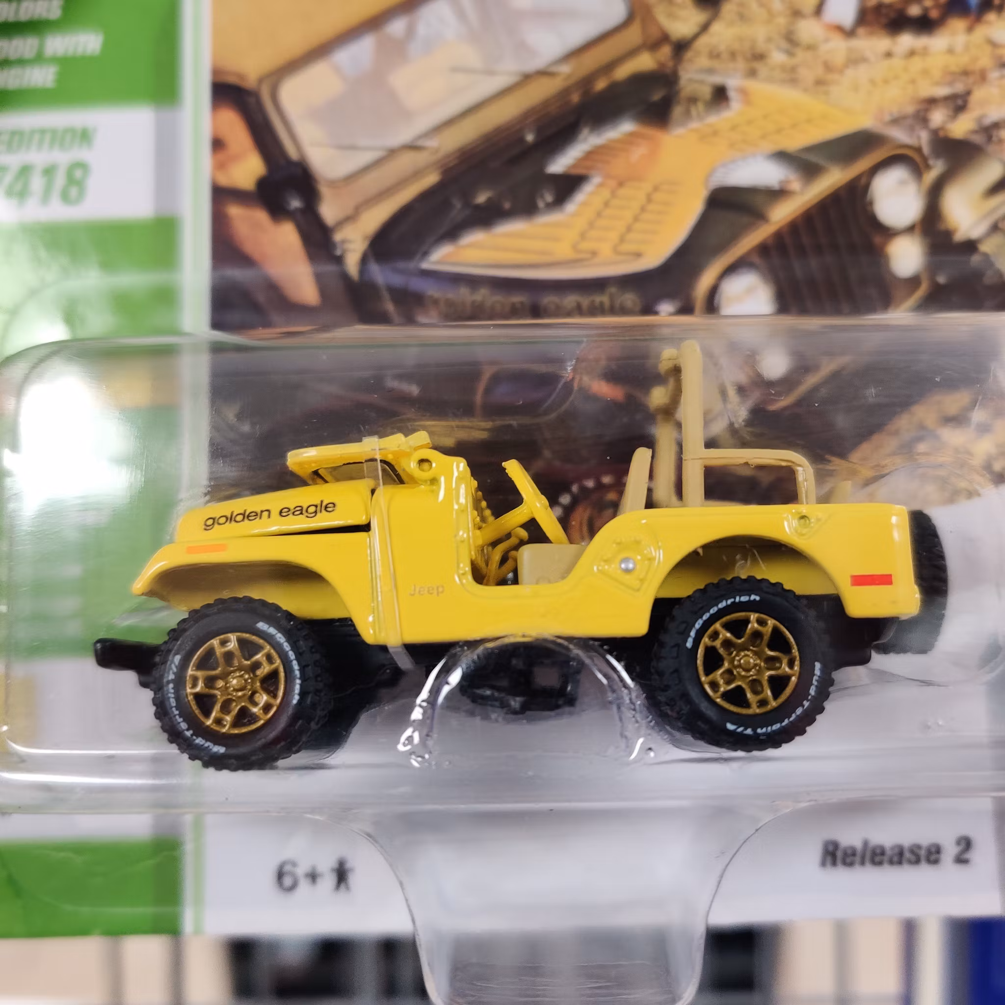 Skala 1/64 Jeep CJ-5 Rel.2 från Auto World