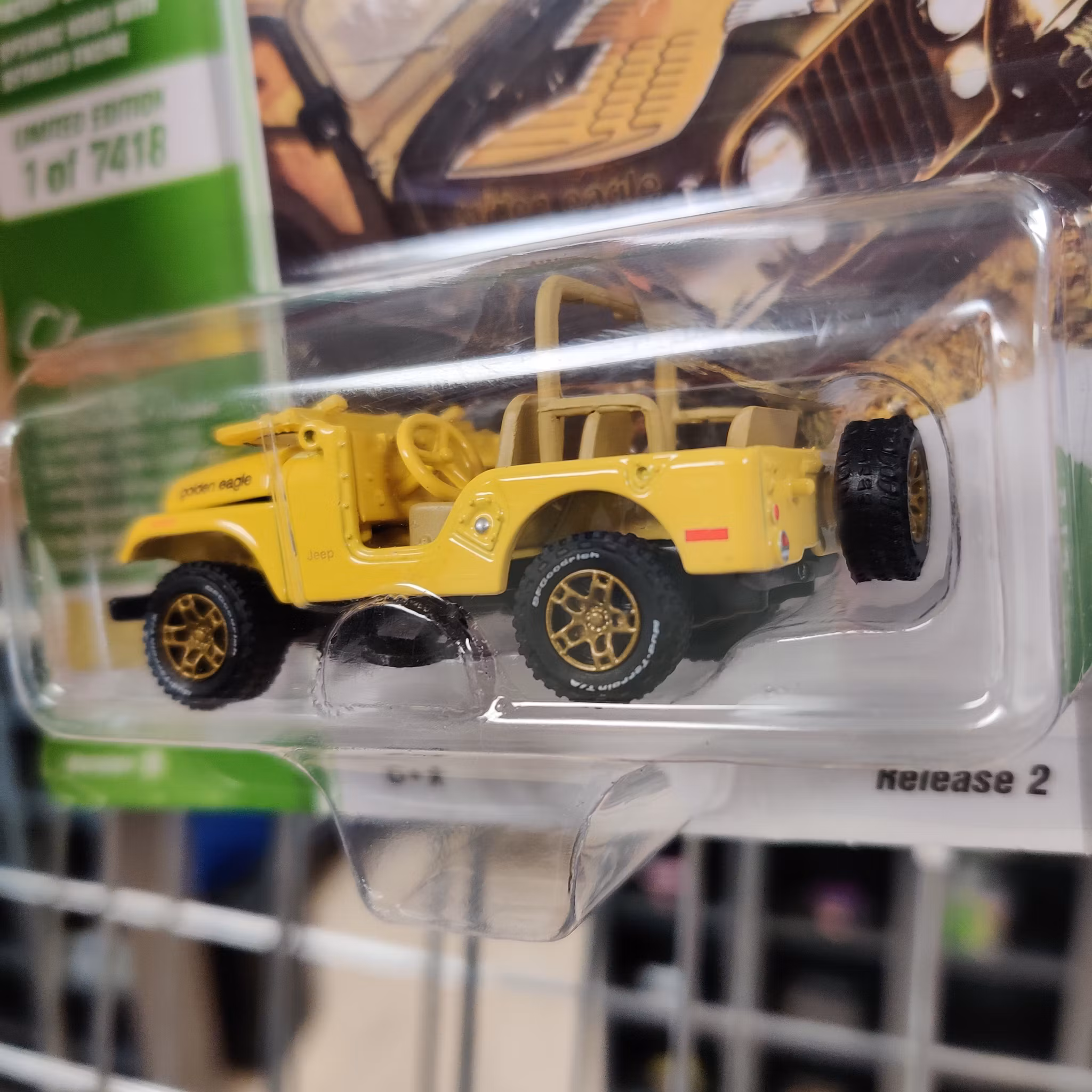 Skala 1/64 Jeep CJ-5 Rel.2 från Auto World