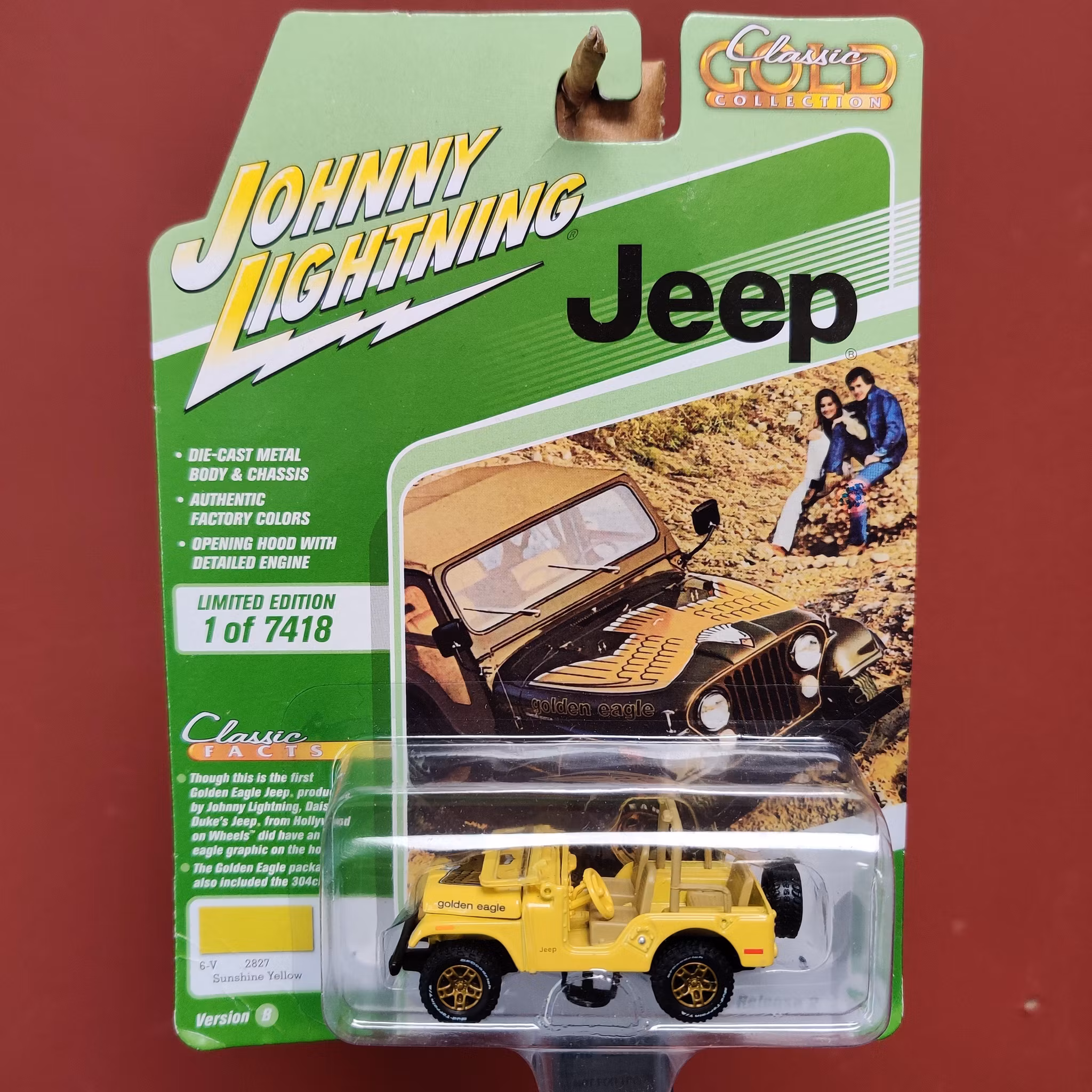 Skala 1/64 Jeep CJ-5 Rel.2 från Auto World