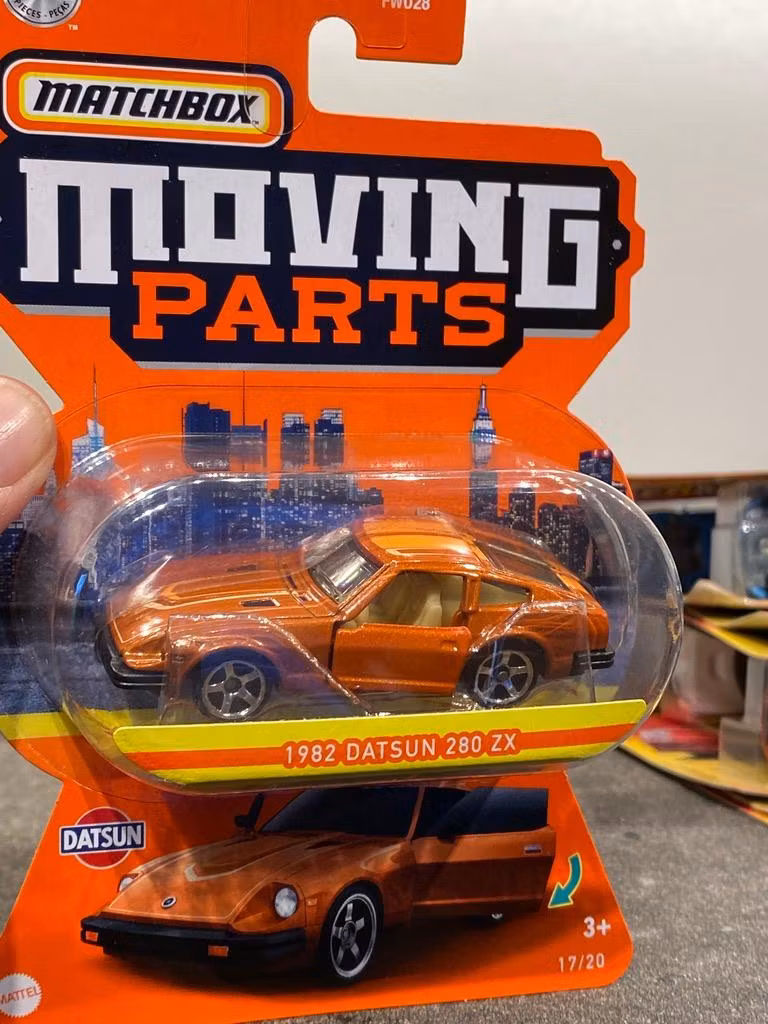 Skala 1/64 Matchbox "Moving Parts": Datsun 280 ZX 1982
