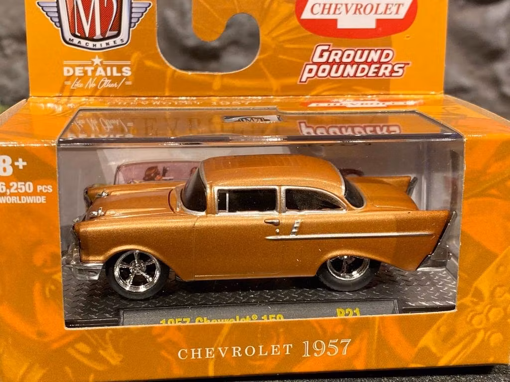 Skala 1/64 Chevrolet 150 1957' "Ground Pounders" fr M2 Machines