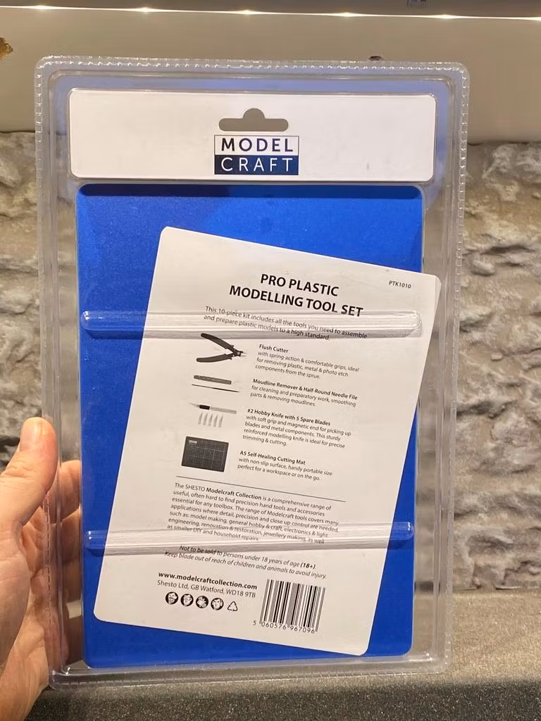 Pro plastmodellering verktygsset för byggmodeller från Modelcraft