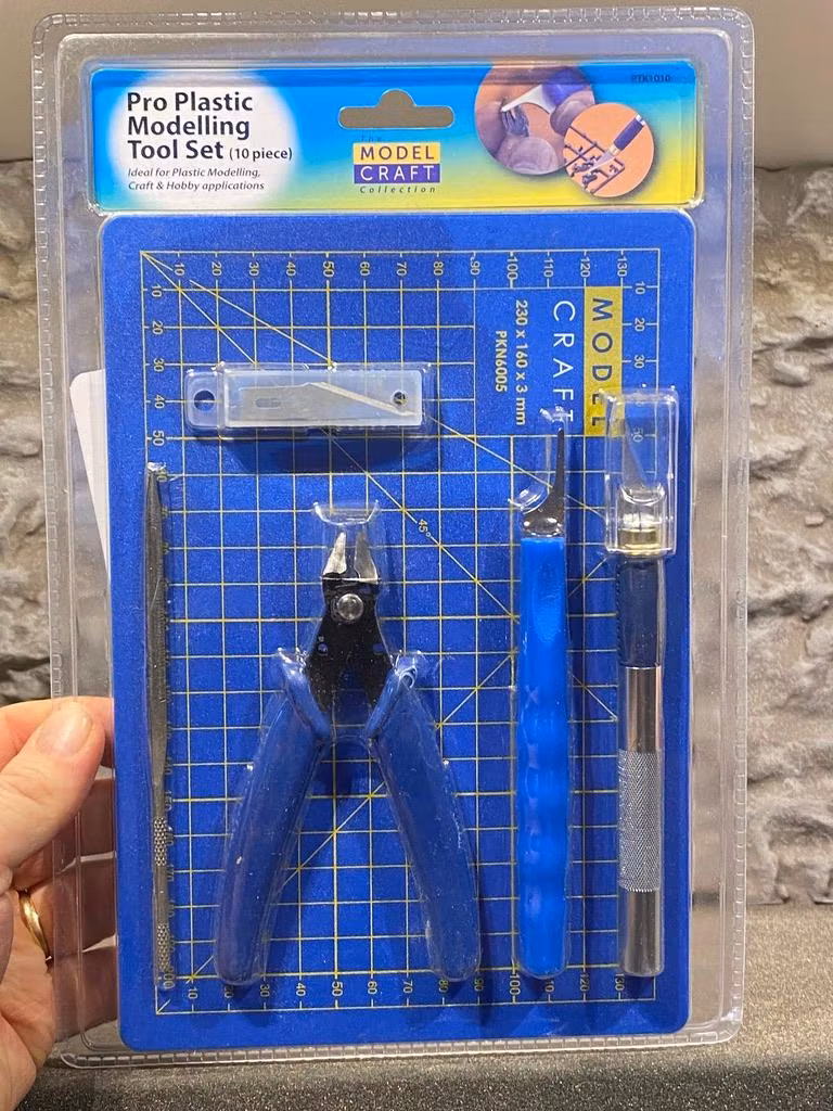 Pro plastmodellering verktygsset för byggmodeller från Modelcraft