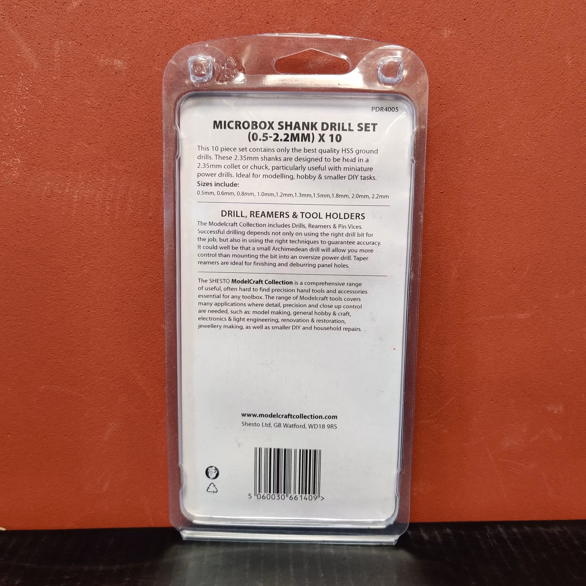 Mikroborr-set Microbox Drill set 10 st kvalitets HSS-borr (0,5-2,2mm) från ModelCraft