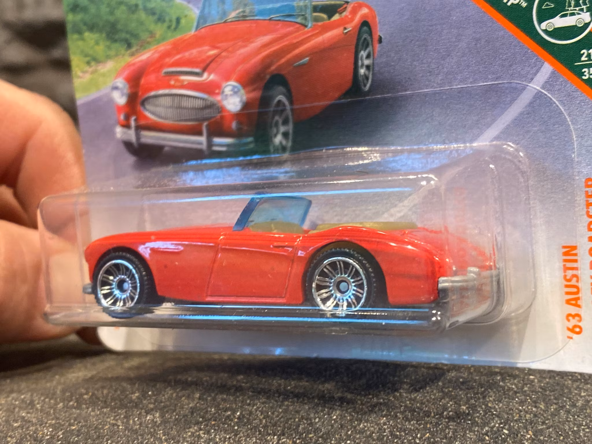 Skala 1/64 Matchbox: Austin Healey 63'