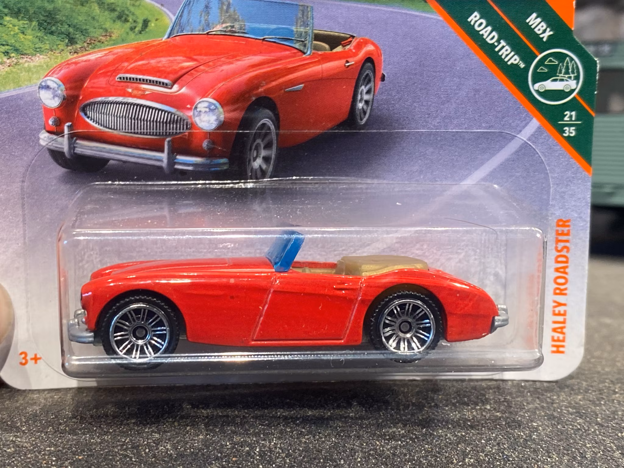 Skala 1/64 Matchbox: Austin Healey 63'