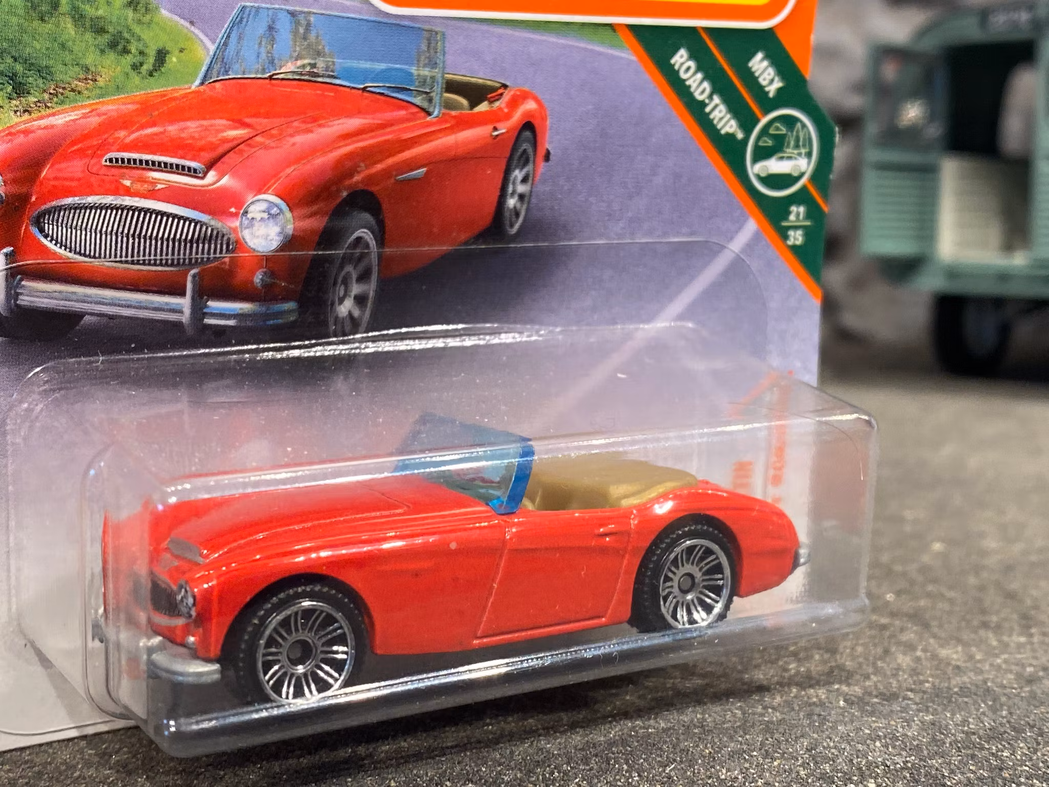 Skala 1/64 Matchbox: Austin Healey 63'