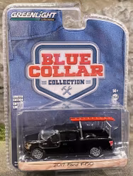 Skala 1/64 Ford F-150 2017' "Blue Collar" från Greenlight