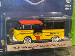 Skala 1/64 Volkswagen T2 68' "Pennzoil" "Blue Collar" från Greenlight