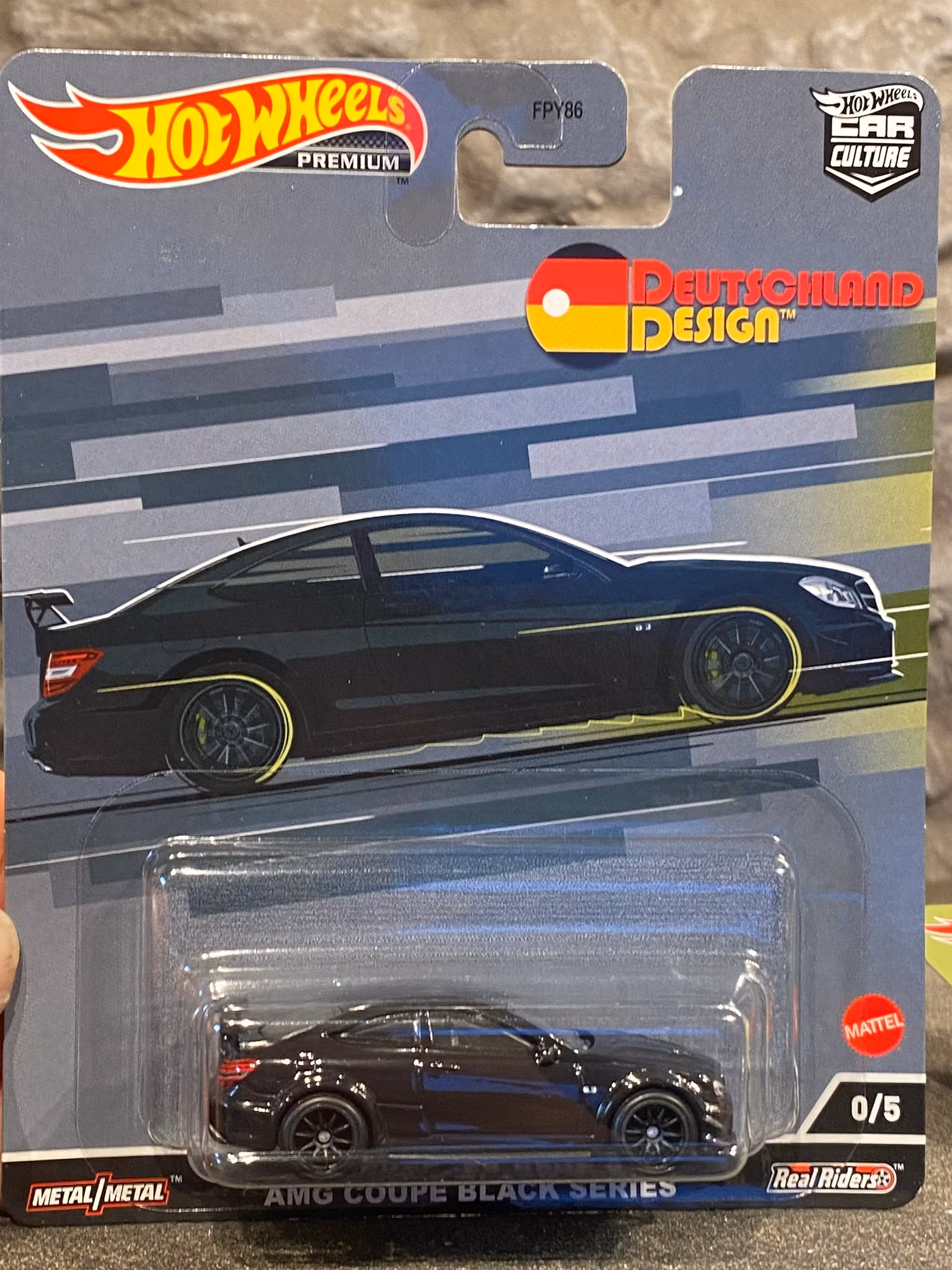 Skala 1/64 Hot Wheels PREMIUM Deutschland Design: Mercedes Benz c63 AMG bs 12'