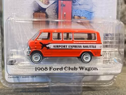 Skala 1/64 Ford Club Wagon 68', Airport Express Shuttle fr Greenlight