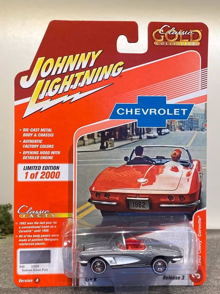 Skala 1/64 Chevy Corvette 62'Johnny Lightning