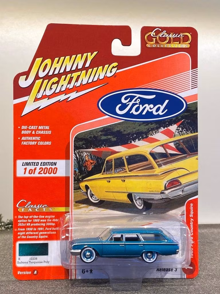 Skala 1/64 Ford Country Squire 60'Johnny Lightning