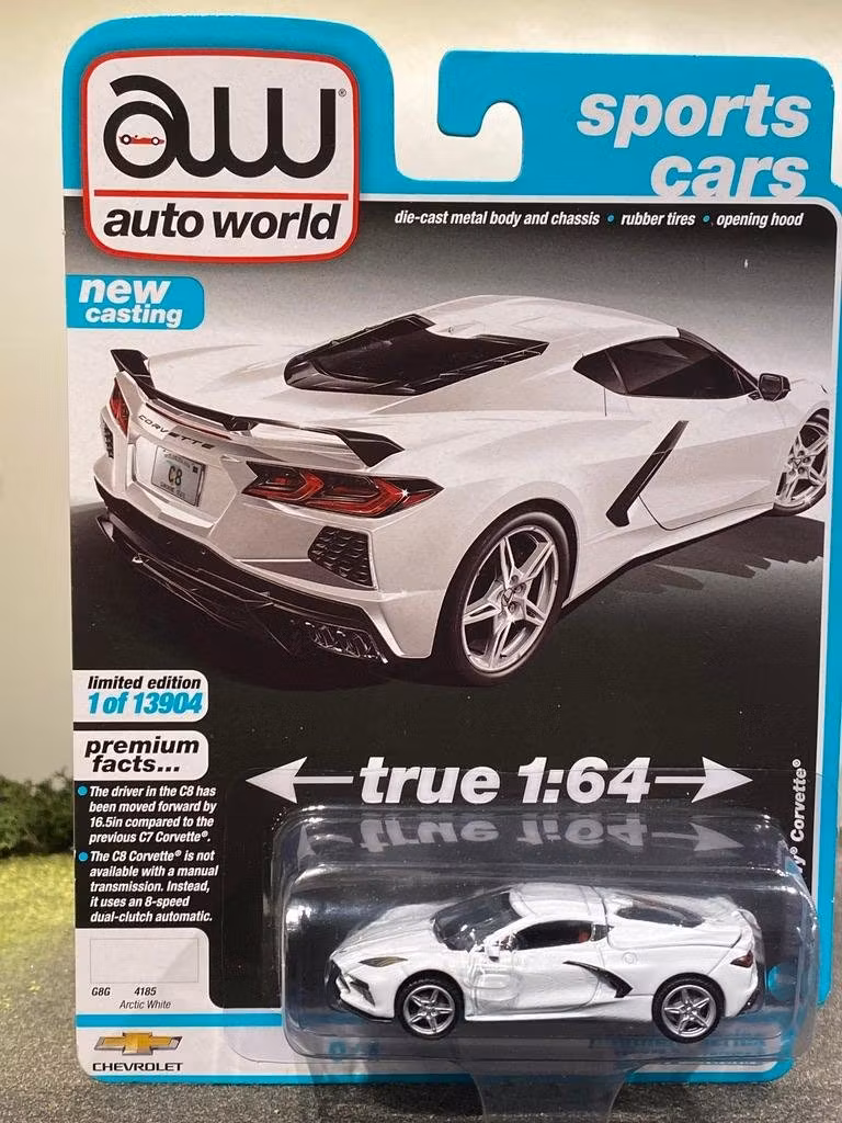 Skala 1/64 Chevy Corvette 20' fr AUTO WORLD Lim.Ed. Rel.2 Ver B