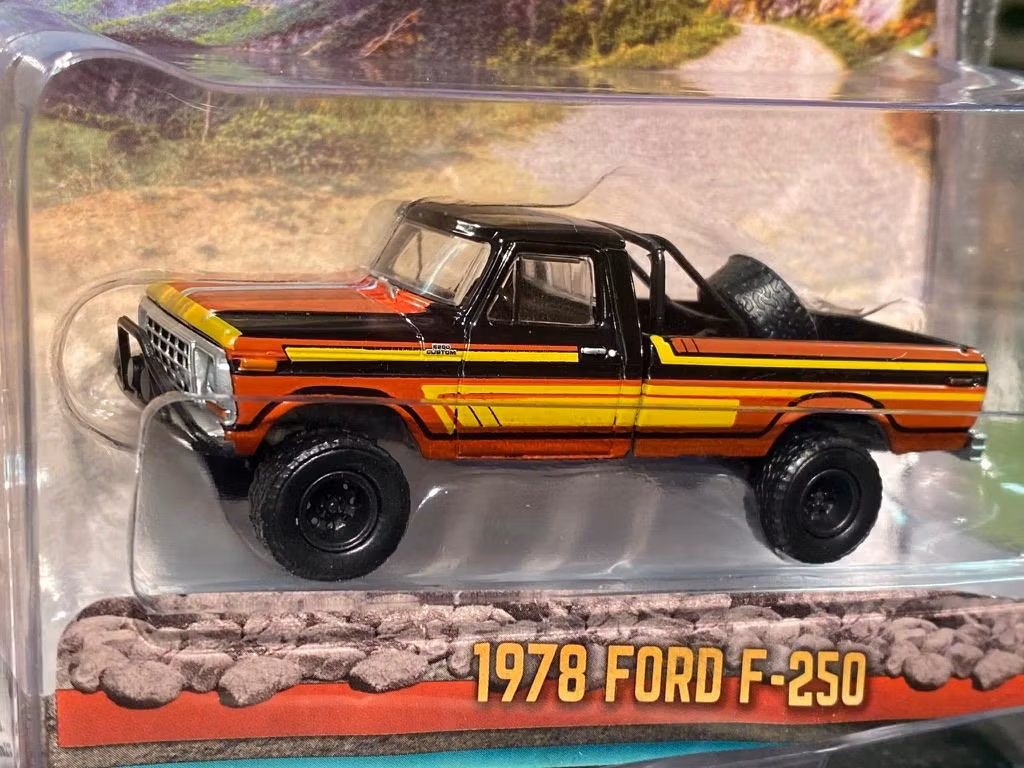 Skala 1/64 Ford F-250 78' "All-Terrain" från Greenlight