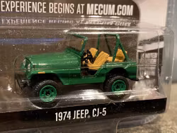 Skala 1/64 JEEP CJ-5 74' "Mecum auctions" från Greenlight