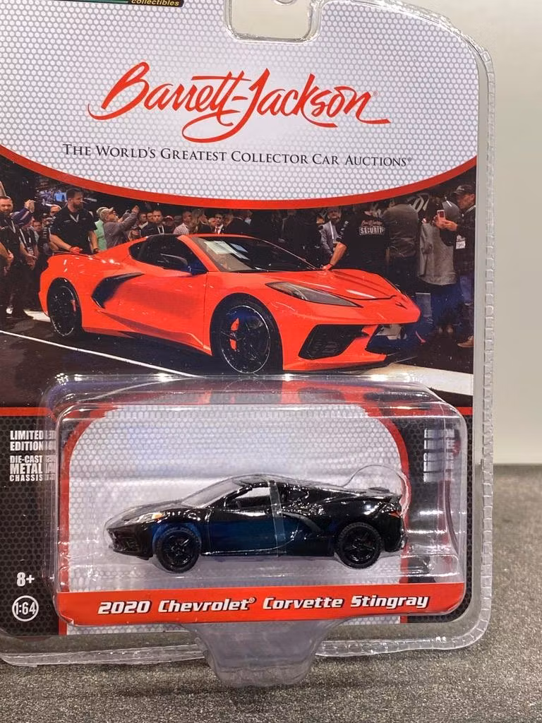 Skala 1/64 Corvette Stingray 20' Barrett Jackson auctions från Greenlight