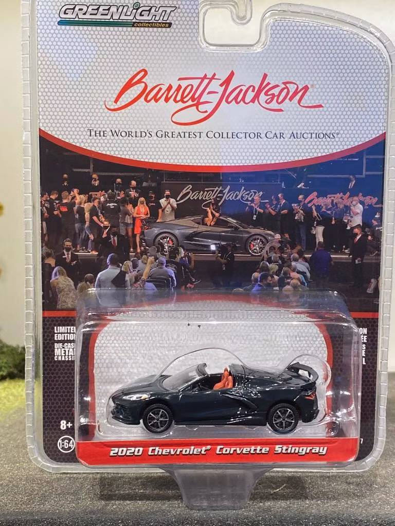 Skala 1/64 Corvette Stingray 20' Barrett Jackson auctions från Greenlight