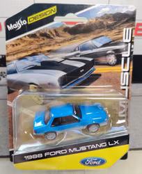 Skala 1/64 Ford Mustang LX 1988 från Maisto Design
