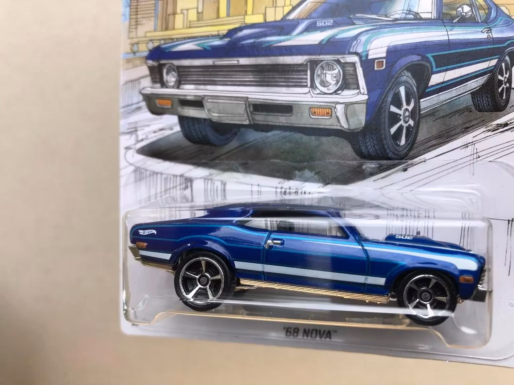 Skala 1/64 Hot Wheels Chevy Nova 68'