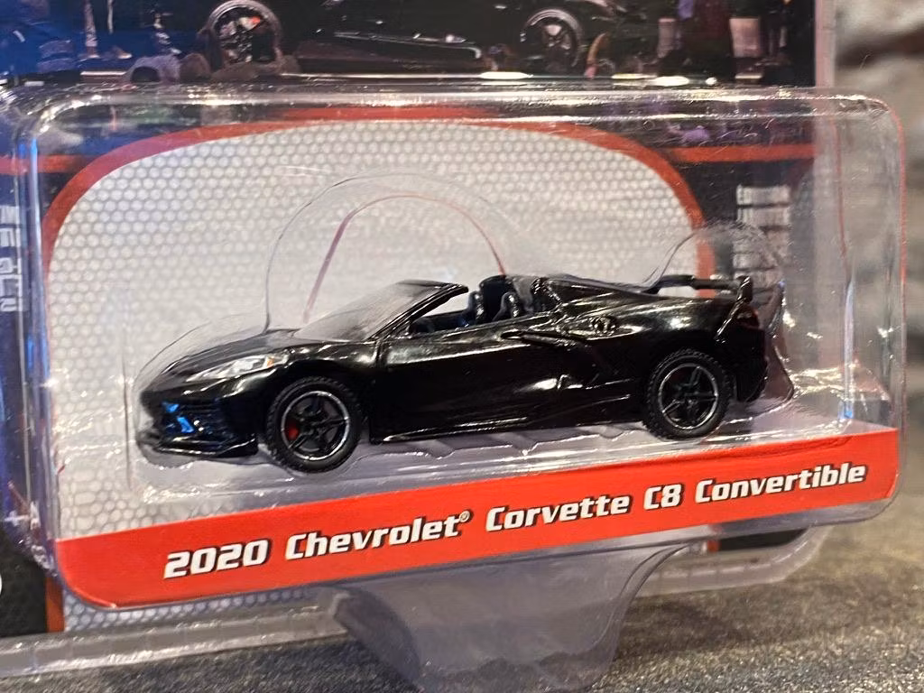 Skala 1/64 Corvette C8 Convertible 20' Barrett Jackson auctions fr Greenlight