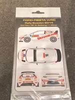 Skala 1/24, Dekalset till Ford Fiesta WRC Rally Sweden 2014 fr MF-Zone