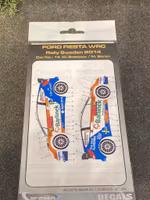 Skala 1/24, Dekalset till Ford Fiesta WRC Rally Sweden 2014 fr MF-Zone
