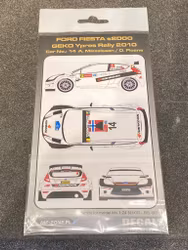 Skala 1/24, Dekalset till Ford Fiesta S2000 Ypres Rally 2010 fr MF-Zone