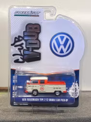Skala 1/64 Volkswagen T2 Double Cab 76' "Texaco" Club V-DUB fr Greenlight