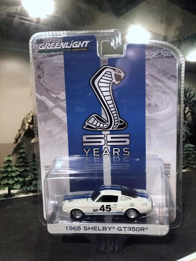 Skala 1/64 - Ford Shelby GT350R 1965'' "55 Years" fr Greenlight