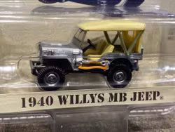 Skala 1/64 Willys MB JEEP 40' "80 Years" från Greenlight