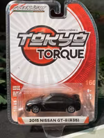 Skala 1/64 Nissan GT-R (R35) 15' svart "Tokyo Torque" från Greenlight