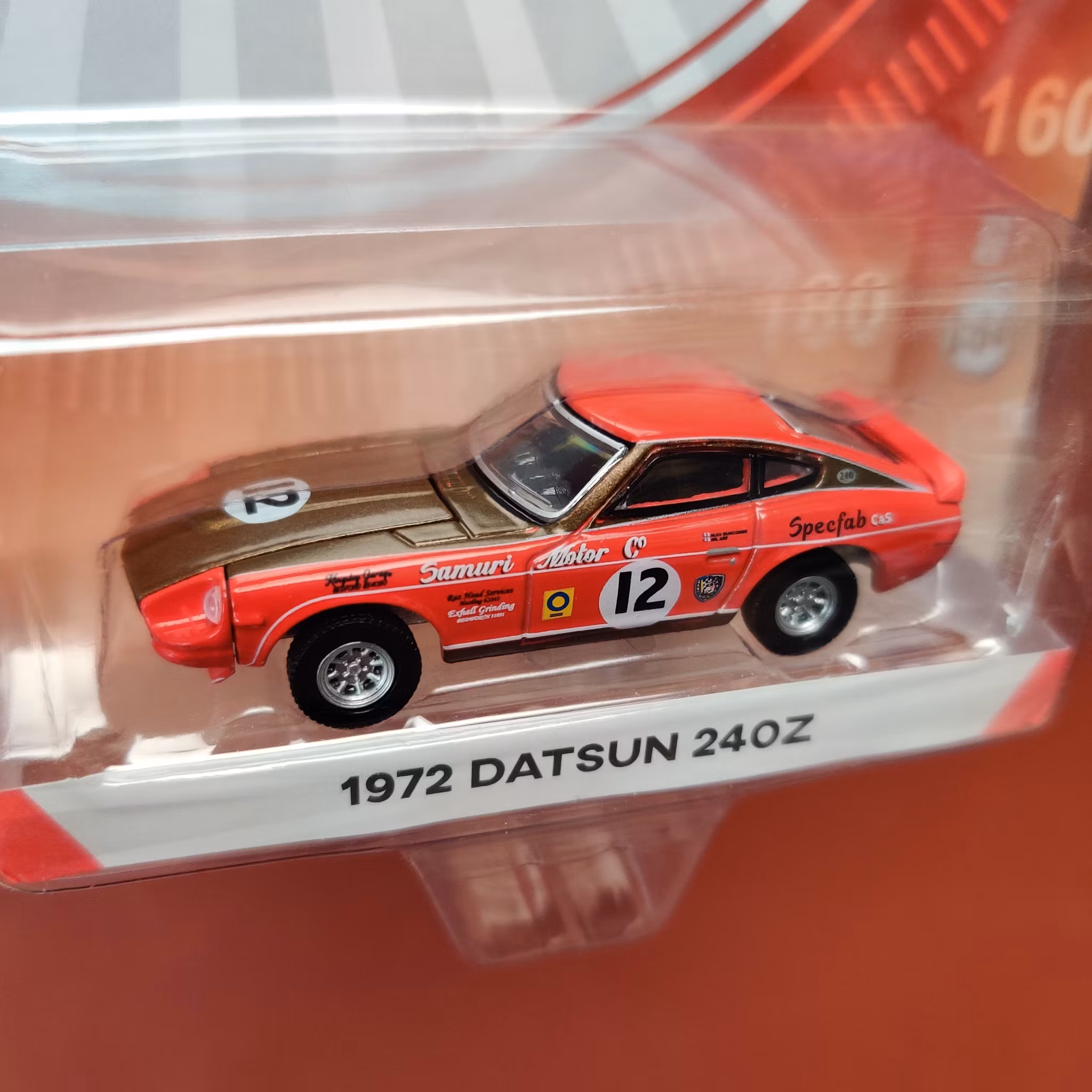 Skala 1/64 Datsun 240Z Rally 72' #12 "Tokyo Torque" från Greenlight