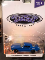 Skala 1/64 Chevrolet Camaro test Car 70' "Detroit Speed" från Greenlight