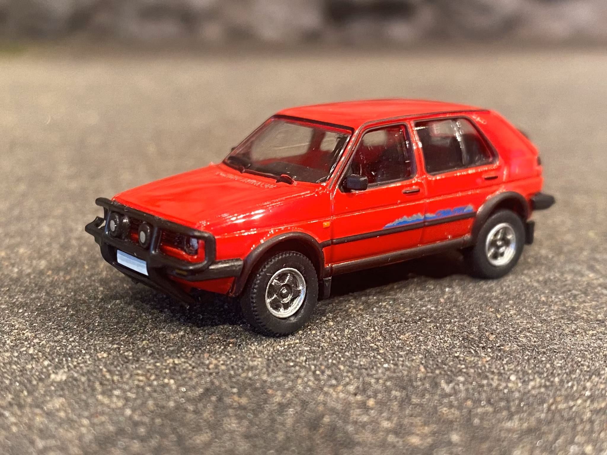 Skala 1/87 h0, Volkswagen Golf II Country, Röd från PCX87