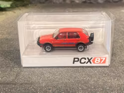 Skala 1/87 h0, Volkswagen Golf II Country, Röd från PCX87