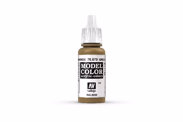 Vallejo Model Color, akrylfärg flaska 17ml: Grön/brun 70879