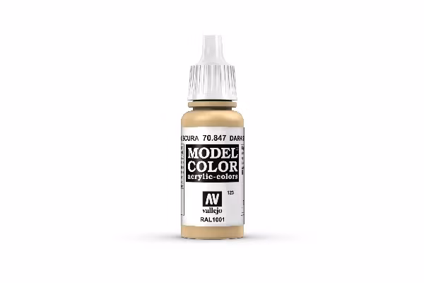 Vallejo Model Color, akrylfärg flaska 17ml: Mörk sand 70847